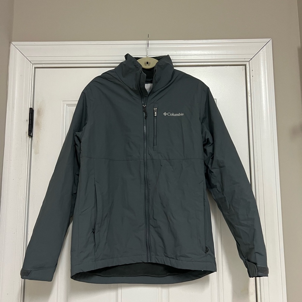 COLUMBIA Men’s Asender Softshell Jacket Blue Size Medium
